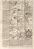 Andover-Amesbury-Warminster road strip map by J. OWEN & E. BOWEN 1753 old