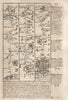 Chippenham-Bath-Paulton-Wells road strip map by J. OWEN & E. BOWEN 1753