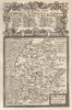 'A Map of Stafford-Shire'. County map by J. OWEN & E. BOWEN. Staffordshire 1753