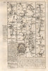 Warrington-Wigan-Whittle-Preston-Barton-Garstang road map by OWEN & BOWEN 1753