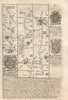 Midhurst-Petersfield-Bordean-Winchester road map by J. OWEN & E. BOWEN 1753