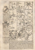 Great Glen-Leicester-Loughborough-Kegworth-Derby road map by OWEN & BOWEN 1753