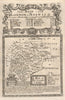 'A Map of Rutland-Shire'. County map by J. OWEN & E. BOWEN. Rutlandshire 1753