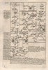 Puckeridge-Barkway-Barley-Newmarket-Barton Mills road map by OWEN & BOWEN 1753