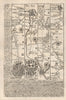 Southampton-Romsey-Whiteparish-Salisbury road map by J. OWEN & E. BOWEN 1753