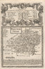 'Hertford-Shire'. County map by J. OWEN & E. BOWEN. Hertfordshire 1753 old