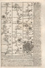 Basingstoke-Stockbridge-Broughton-East Dean OWEN/BOWEN road map 1753 old