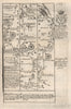 Saxmundham-Blythburgh-Beccles-Great Yarmouth road map by OWEN & BOWEN 1753