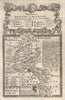 'A Map of Oxford-Shire'. County map by J. OWEN & E. BOWEN. Oxfordshire 1753
