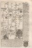 Bristol-Chipping Sodbury-Tetbury-Cirencester road map by OWEN & BOWEN 1753