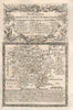 'A Map of Hereford-Shire'. County map by J. OWEN & E. BOWEN. Herefordshire 1753