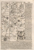 Bristol-Wells-Glastonbury-Walton-Greinton-Lyng road map by OWEN & BOWEN 1753