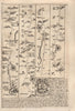 Carlisle-Blackford-Kirklinton-Kershopefoot road map by OWEN & BOWEN 1753
