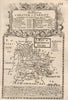 'A Map of Brecknock-Shire'. County map by OWEN & BOWEN. Brecknockshire 1753