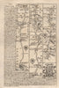 Chester-Wrexham-Ruabon-Selattyn-Llanfyllin road map by OWEN & BOWEN 1753
