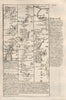 Bala-Betws Gwerfil Goch-Ruthin-Holywell road map by J. OWEN & E. BOWEN 1753