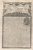 The Road from Exeter to Barnstable. Exeter 1753 old antique print picture