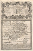 'A Map of Montgomery-Shire'. County map by OWEN & BOWEN. Montgomeryshire 1753