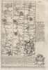 Hereford-Worcester-Droitwich Spa-Bromsgrove road map by OWEN & BOWEN 1753