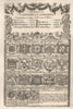 'The Arms of the Colleges in Oxford'. J. OWEN & E. BOWEN 1753 old print