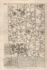 Newport Pagnell-Bedford-Cambridge road strip map by J. OWEN & E. BOWEN 1753