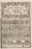 'The Arms of the Colleges in Cambridge'. J. OWEN & E. BOWEN 1753 old print