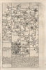Basingstoke-Alton-Petersfield-Chichester road map by J. OWEN & E. BOWEN 1753