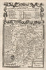 'Warwick Shire'. County map by J. OWEN & E. BOWEN. Warwickshire 1753 old