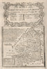 'A Map of Northumberland'. County map by J. OWEN & E. BOWEN 1753 old