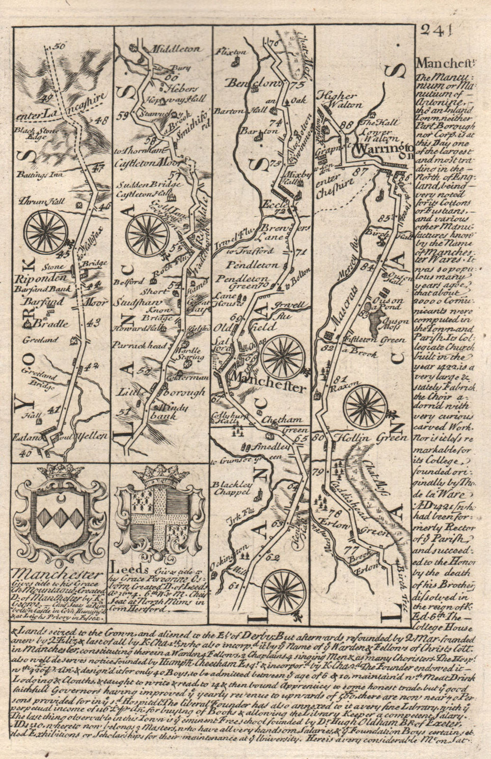 Ripponden-Rochdale-Manchester-Eccles-Warrington OWEN/BOWEN road map 1753