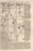Bury St Edmunds-Chelmsford-Thaxted-Saffron Walden road map by OWEN & BOWEN 1753
