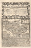 'A Map of Kent'. County map by J. OWEN & E. BOWEN 1753 old antique chart