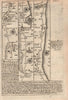 Mold-Holywell-Chester-Flint-Holywell road strip map by J. OWEN & E. BOWEN 1753