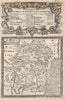 'A Map of Westmorland'. County map by J. OWEN & E. BOWEN. Westmorland 1753