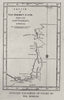 Reduced Fac-simile of a Chart by Wm Hodges. Explorers. Australia 1890 old map