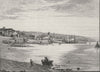 Geelong, from the Botanical Gardens. Geelong. Australia 1890 old antique print