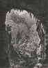 Aperture in the Devil's Coach-house. The Jenolan Caves. Australia 1890 print