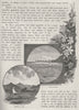 Bowen and Near Bowen. The Great Barrier Reef. Australia 1890 old antique print