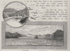Albany Pass and Somerset (inset). The Great Barrier Reef. Australia 1890 print