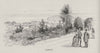 Oamaru. New Zealand 1890 old antique vintage print picture