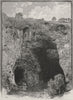 The Kiandra Caves. Australia 1890 old antique vintage print picture