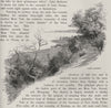 Lake George. Australia 1890 old antique vintage print picture