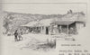 Hanging Rock Inn. Australia 1890 old antique vintage print picture
