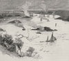 Sydney Harbour, from the South Heads. Sydney. Australia 1890 old antique print