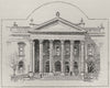 The Masonic Hall. Sandhurst. Australia 1890 old antique vintage print picture