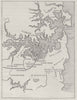 Plan of Harbour. Sydney. Australia 1890 old antique vintage map chart