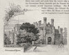 Government House. Sydney. Australia 1890 old antique vintage print picture