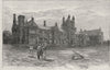 The University. Sydney. Australia 1890 old antique vintage print picture