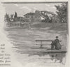 Old Government House, Parramatta. Sydney. Australia 1890 antique print
