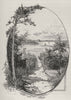 Double Bay. Sydney. Australia 1890 old antique vintage print picture